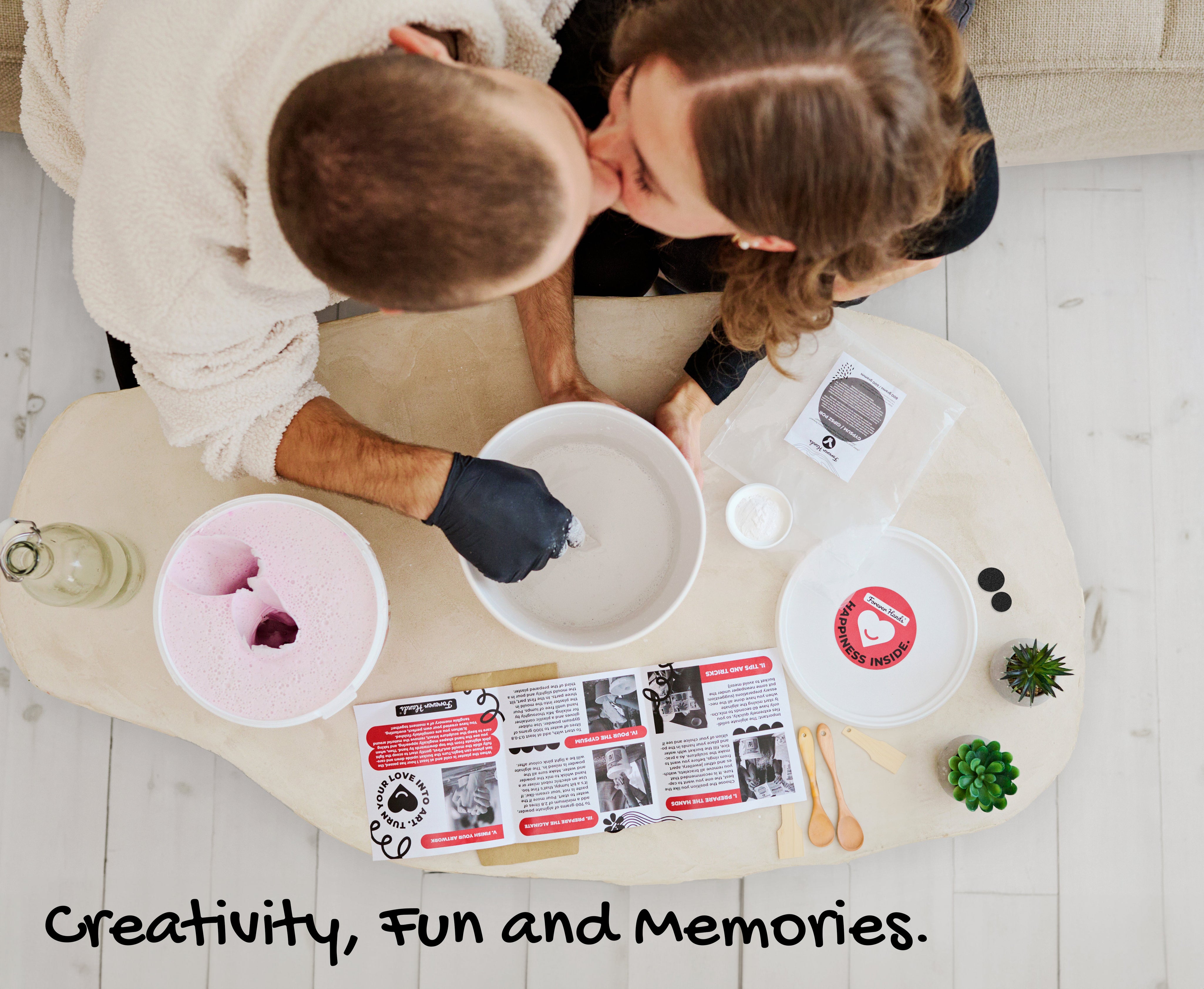 Maak samen een sculptuur.